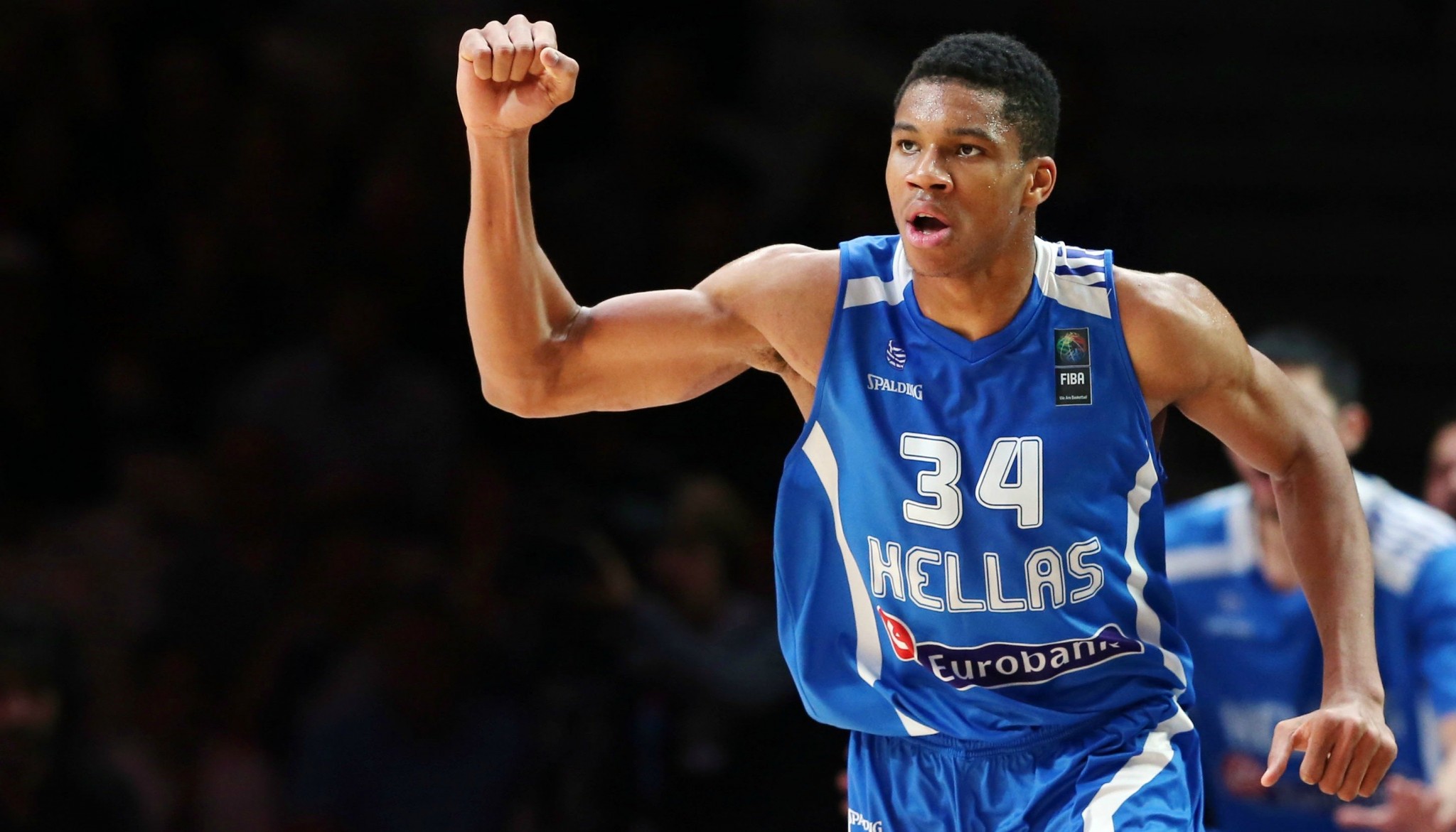 Greece Basketball Coach Missas Stands by Giannis Antetokounmpo